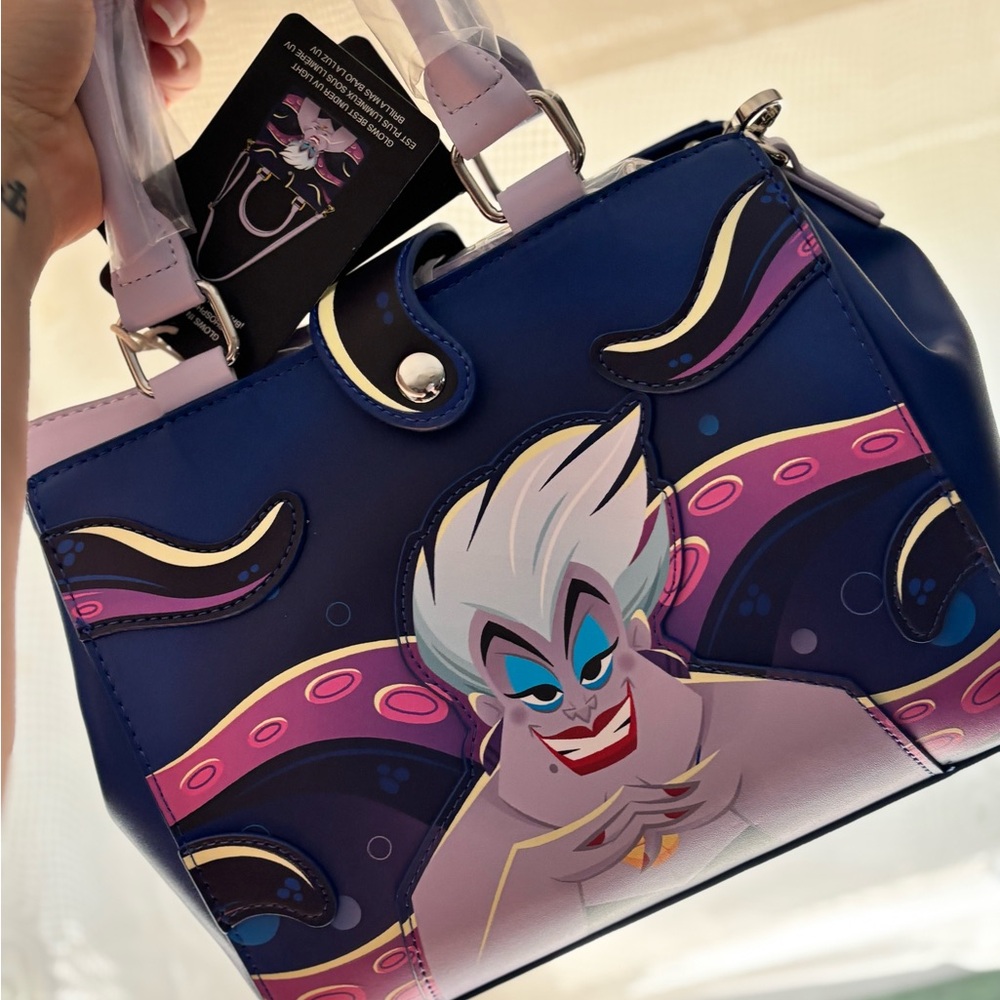 Disney Ursula Satchel - Blue and Pink